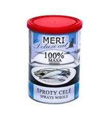 MERI Deluxe Cat šproty celé, konzervy