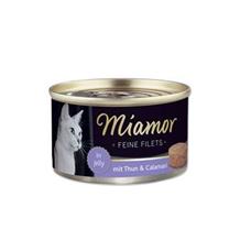 Miamor Cat Filet Konzerva Tuňák+Kalamáry