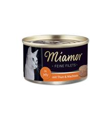 Miamor Cat Filet Konzerva Tuňák+Křepelčí Vejce