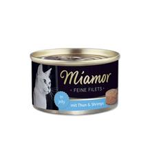 Miamor Cat Filet Konzerva Tuňák+Krevety 100 g Miamor Cat Filet Konzerva Tuňák+Krevety 100 g