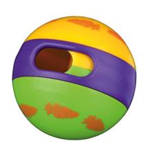 Míč na pamlsky s mrkvičkami pro hlodavce 6 cm 1 ks Míč na pamlsky s mrkvičkami pro hlodavce 6 cm 1 ks