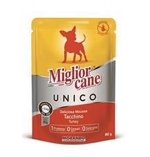 Miglior Cane Unico MINI kapsička pro psy krůtí 80g Miglior Cane Unico MINI kapsička pro psy krůtí 80g