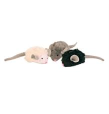 Mikročipová myš se zvukem, catnip 6 cm 1 ks