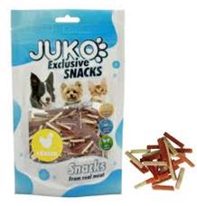 Mini Chicken, Liver & Fish Stick JUKO Snacks 70g
