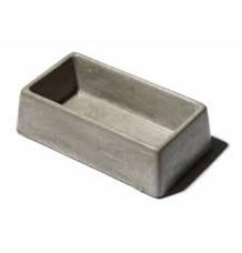 Miska betonová obdelník 0,9 l
