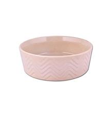Keramická miska Zig Zag 18cm písková 1,2l