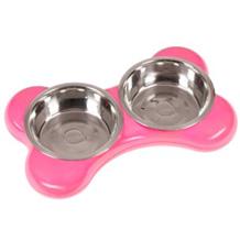 Karlie-Flamingo Miska nerez KOST 2x1500ml/49x30x10/růžová Karlie-Flamingo Miska nerez KOST 2x1500ml/49x30x10/růžová