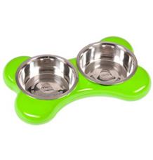 Karlie-Flamingo Miska nerez KOST 2x1500ml/49x30x10/zelená Karlie-Flamingo Miska nerez KOST 2x1500ml/49x30x10/zelená