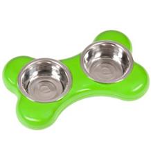 Karlie Miska nerez KOST 2x400ml/36x22x8cm/zelená Karlie Miska nerez KOST 2x400ml/36x22x8cm/zelená