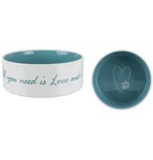 keramická miska Petďs home, krémovo/petrolejová 0,3l/12 cm keramická miska Petďs home, krémovo/petrolejová 0,3l/12 cm