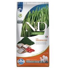 N&D SPIRULINA DOG Adult M/L Herring & Wolfberry