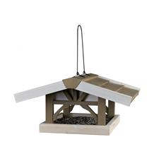 NATURA závěsné krmítko pro ptáky 46x22x44 cm šedo/bílé 1 ks NATURA závěsné krmítko pro ptáky 46x22x44 cm šedo/bílé 1 ks