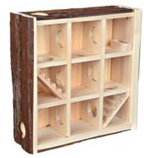 Natural Living hrací věž/bludiště, 3 poschodí 30x30x10 cm Natural Living hrací věž/bludiště, 3 poschodí 30x30x10 cm