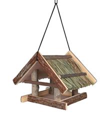 Natural Living krmítko závěsné se střechou z trávy 25x25x25 cm 1 ks