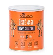 NATURECA konz. hovězí s kuřetem pro psy 800g NATURECA konz. hovězí s kuřetem pro psy 800g