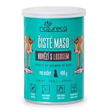 NATURECA konz. hovězí s lososem pro kočky 400g NATURECA konz. hovězí s lososem pro kočky 400g