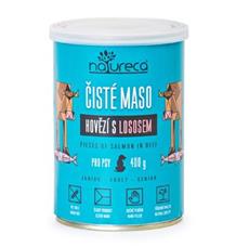 NATURECA konz. hovězí s lososem pro psy 400g NATURECA konz. hovězí s lososem pro psy 400g