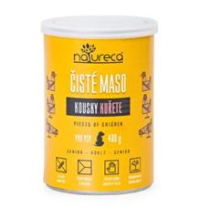 NATURECA konz. kuřecí kousky pro psy 400g NATURECA konz. kuřecí kousky pro psy 400g
