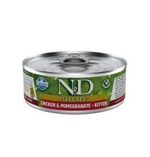 N&D CAT PRIME Kitten Chicken & Pomegranate 70g + 1 zdarma