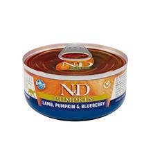 N&D CAT PUMPKIN Adult Lamb & Blueberry 70g + 1 zdarma