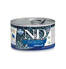 N&D DOG OCEAN Adult Salmon & Codfish Mini 140 g + 1 ks ZDARMA N&D DOG OCEAN Adult Salmon & Codfish Mini 140 g + 1 ks ZDARMA