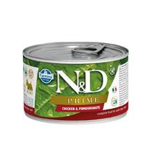 N&D DOG PRIME Adult Chicken & Pomegranate Mini 140 g + 1 ks ZDARMA N&D DOG PRIME Adult Chicken & Pomegranate Mini 140 g + 1 ks ZDARMA