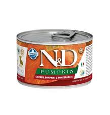 N&D DOG PUMPKIN Puppy Chicken & Pomegranate Mini 140 g + 1 ks ZDARMA N&D DOG PUMPKIN Puppy Chicken & Pomegranate Mini 140 g + 1 ks ZDARMA