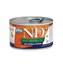 N&D DOG PUMPKIN Puppy Lamb & Blueberry Mini 140 g + 1 ks  ZDARMA