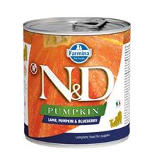 N&D DOG PUMPKIN Puppy Lamb & Blueberry  285 g + 1 ks  ZDARMA