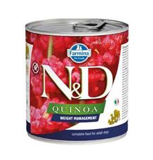 N&D DOG QUINOA Weight Mnmgmt Lamb & Brocolli 285 g + 1 ks ZDARMA N&D DOG QUINOA Weight Mnmgmt Lamb & Brocolli 285 g + 1 ks ZDARMA