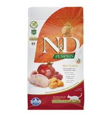 N&D GF Pumpkin CAT NEUTERED Quail & Pomegranate 300g