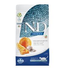 N&D OCEAN CAT GF Adult Herring, Pumpkin & Orange 2 x 5 kg N&D OCEAN CAT GF Adult Herring, Pumpkin & Orange 2 x 5 kg