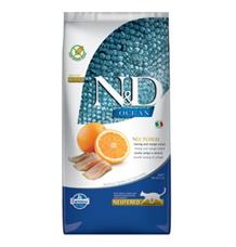 N&D OCEAN CAT NEUTERED Adult Herring & Orange 2 x 5 kg N&D OCEAN CAT NEUTERED Adult Herring & Orange 2 x 5 kg