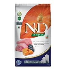 N&D Pumpkin DOG Puppy M/L Lamb & Blueberry 2 x 12 kg