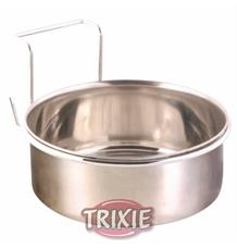 Nerezové závěsné krmítko TRIXIE 300 ml/ 9 cm Nerezové závěsné krmítko TRIXIE 300 ml/ 9 cm
