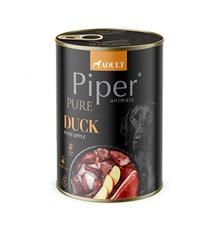 NEW PIPER PURE kachna s jablky, konzerva pro psy 400g