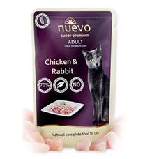 Nuevo kočka kapsa Adult kuře a králík 85 g Nuevo kočka kapsa Adult kuře a králík 85 g