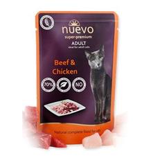 Nuevo kočka kuřecí a hovězí kapsa 85 g Nuevo kočka kuřecí a hovězí kapsa 85 g