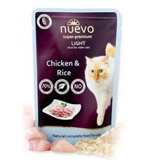 Nuevo kočka Light kuřecí s rýží kapsa