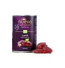 Nuevo kočka Senior Jehněčí s brusinkami konz.  400 g