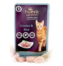 Nuevo kočka sterilized drůbeží s rýží kapsa 85 g