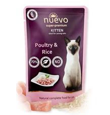 Nuevo kotě drůbeží s rýží kapsa 85 g Nuevo kotě drůbeží s rýží kapsa 85 g