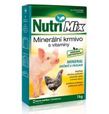 Nutri Mix pro prasata a drůbež Mineral  1 kg Nutri Mix pro prasata a drůbež Mineral  1 kg