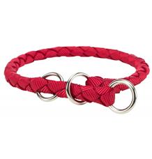 Nylonový obojek kulatý CAVO červený M 39-45 cm/12 mm