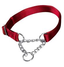 Nylonový polostahovací obojek PREMIUM (S-M) 30-40 cm/15 mm (S-M) červená Nylonový polostahovací obojek PREMIUM (S-M) 30-40 cm/15 mm (S-M) červená