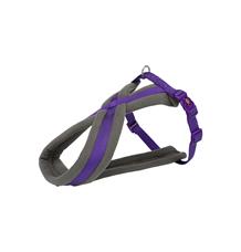 Nylonový postroj PREMIUM podšitý - fialový L-XL:hruď:70-110cm/25mm Nylonový postroj PREMIUM podšitý - fialový L-XL:hruď:70-110cm/25mm