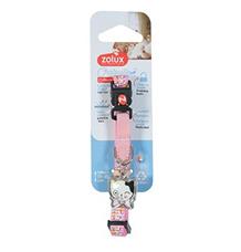 Obojek kočka CHATOUILLE s přívěskem Zolux 1 ks růžová