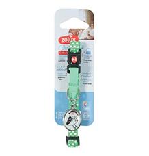 Obojek kočka CHATOUILLE s přívěskem Zolux 1 ks zelená