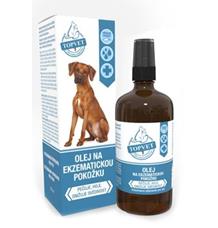 Olej na ekzematickou pokožku pro psy TOPVET 100ml