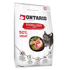 ONTARIO Cat Sterilised Lamb 0,4 kg ONTARIO Cat Sterilised Lamb 0,4 kg